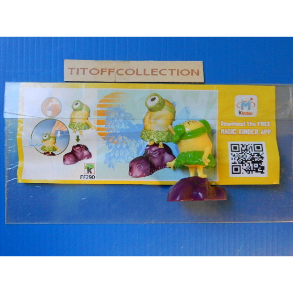 1 Figurine Kinder minions   2014 - 2015 avec 1 BPZ ff290